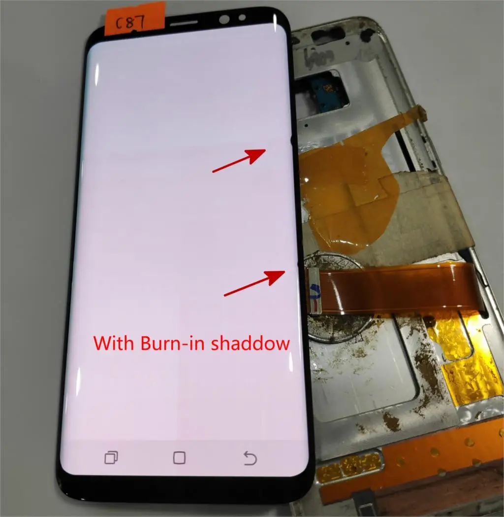 Оригинальный Для samsung Galaxy S8 G950 G950F сенсорный стеклянный экран ЖК дисплей