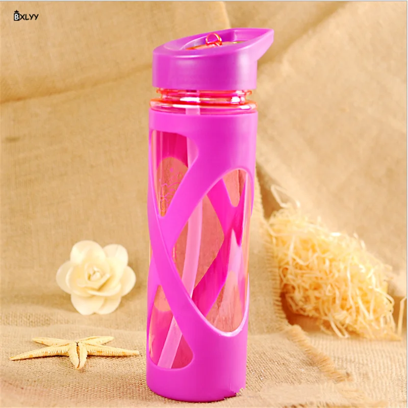 Герметичная герметичная соломинка 580 мл спортивная чашка пластиковая бутылка