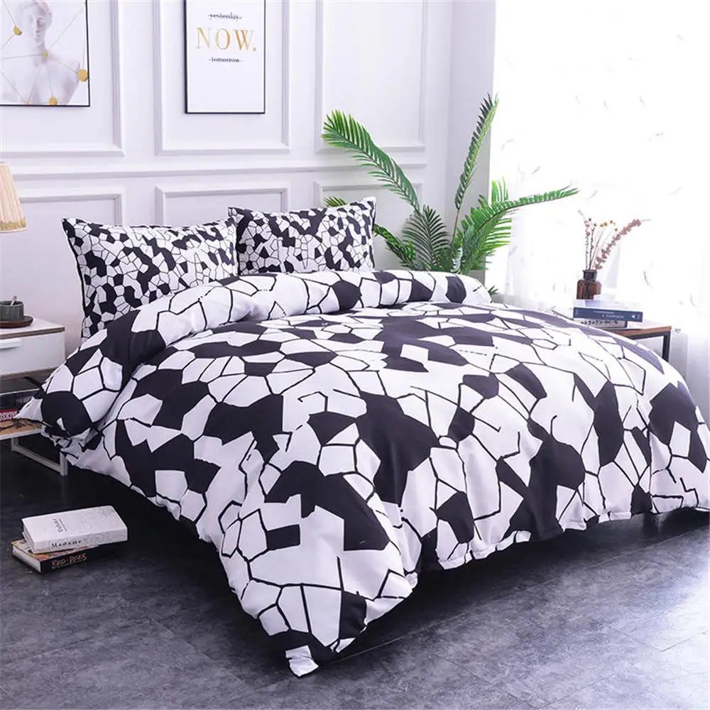 

3D Irregular Geometric Bedding set Marble Pattern Comforter Bedding Sets King Size Bedding set Duvet Cover bedspread