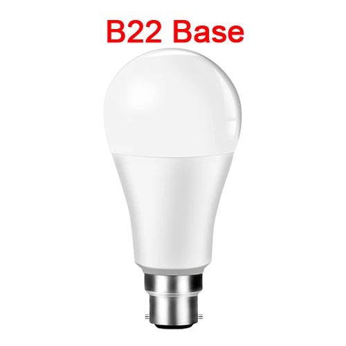 B22 Base 85-265 в 15 Вт E27 светодиодный умный Wi-Fi светильник B22 с регулируемой яркостью Wake up лампа приложение управление голосом Совместимость Google Assistant Alexa - Испускаемый цвет: B22 Base