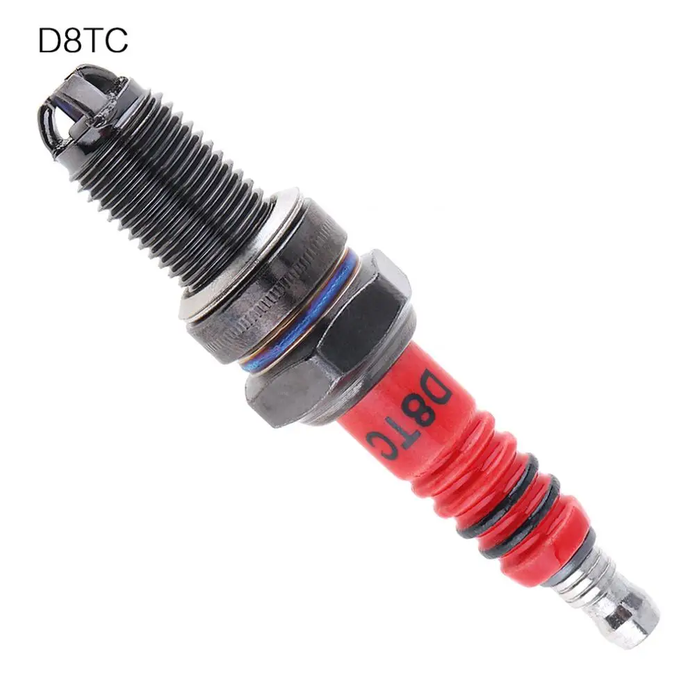 D8TC Level 3 Multi-angle Ignition Red Head Motorcycle Platinum Nozzles Plugs Fit for CG 125cc 150cc 200cc 250cc | Автомобили и