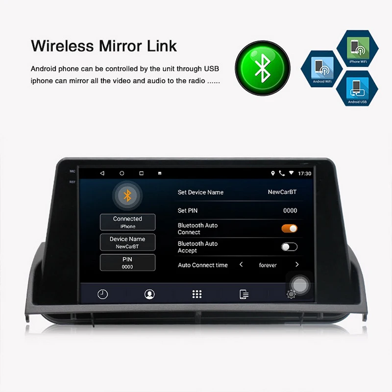 Автомобильный радиоприемник мультимедийный плеер для Mazda 6 2004 2016 навигация GPS 2 din