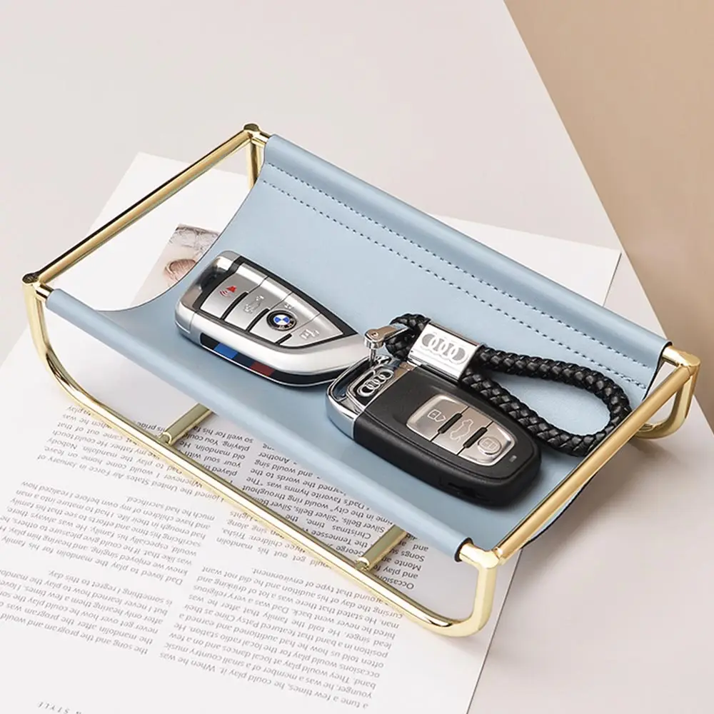 Железная кожаная стойка для хранения ключей в скандинавском стиле стеллаж