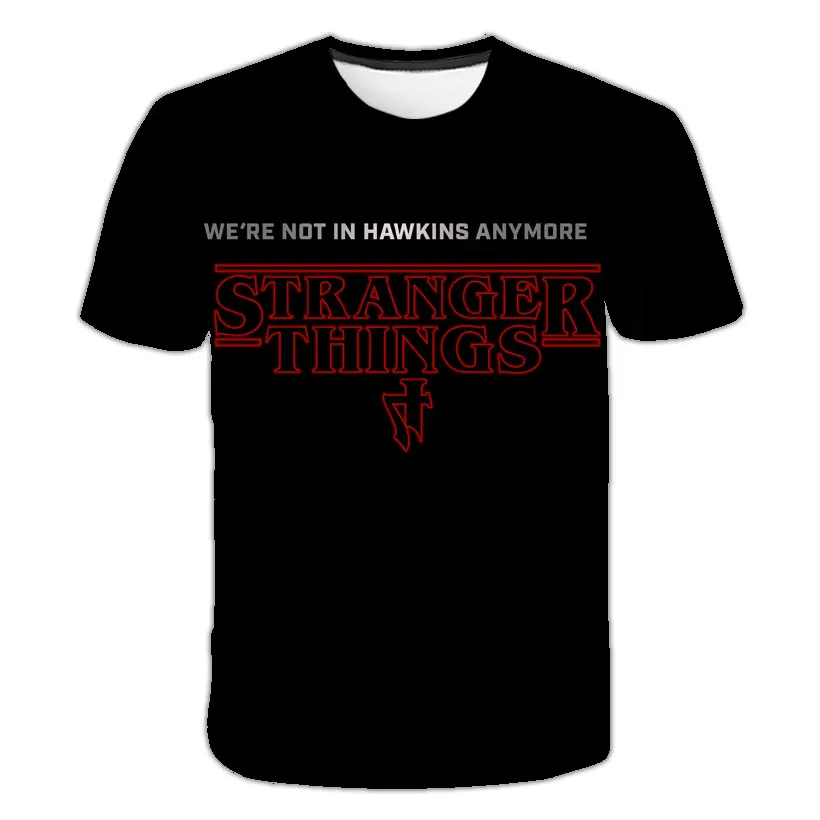 Необычная история окружающие странные вещи футболки с короткими рукавами для