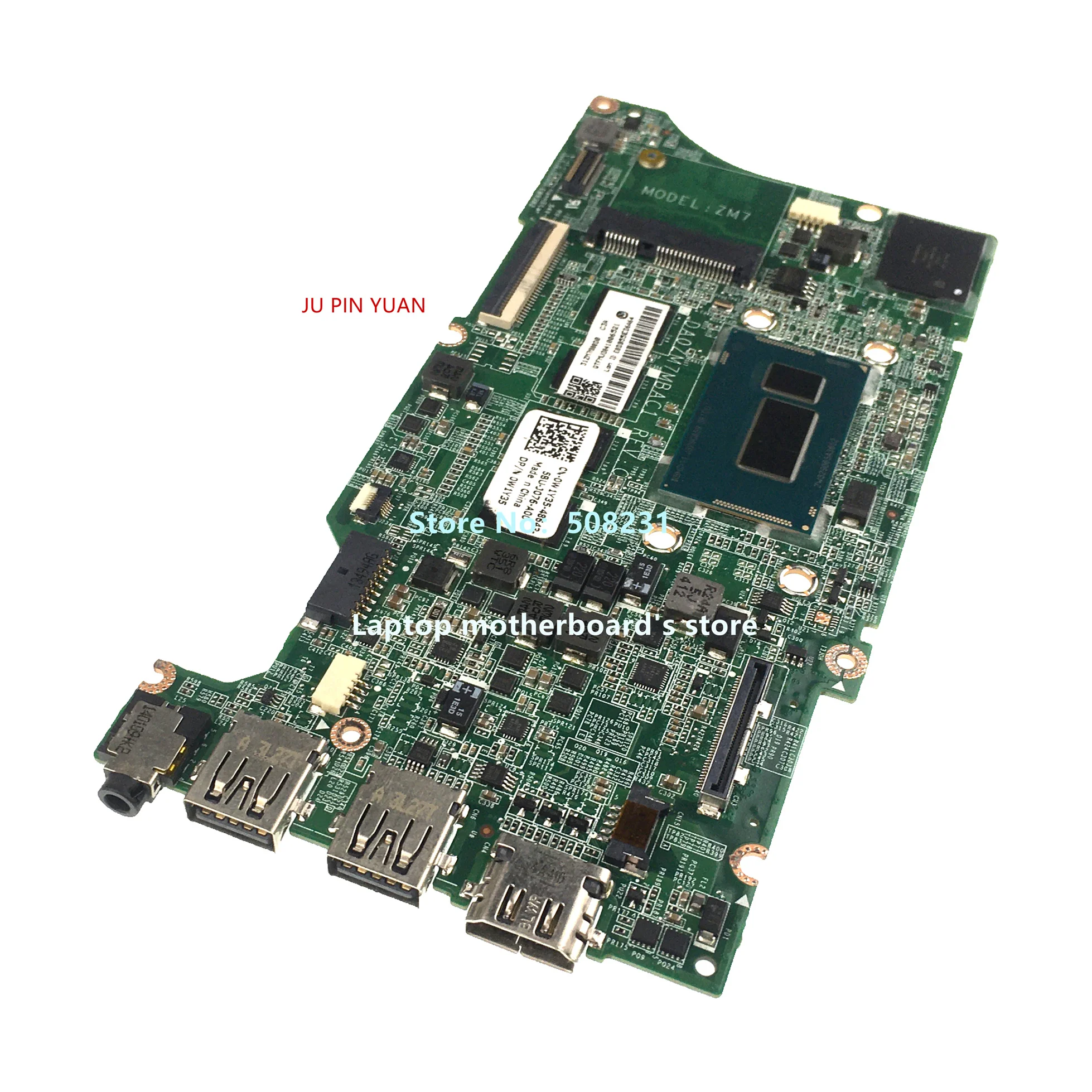 

Материнская плата для ноутбука Dell Chromebook 11, 3120 дюймов, модель 0W1Y35 W1Y35, DA0ZM7MBAC1 с процессором 2955 дюйма, 4 Гб ОЗУ, 100% протестирована полностью