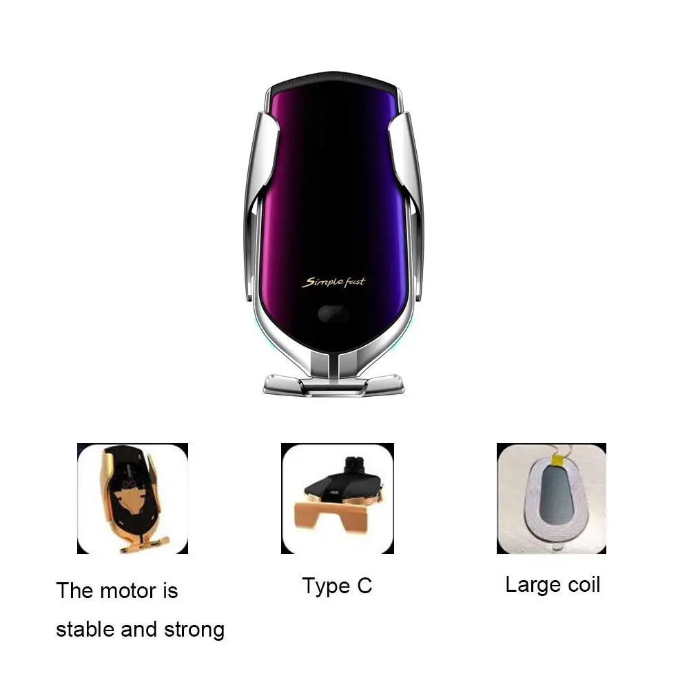 Интеллектуальное Сенсорное беспроводное автомобильное зарядное устройство