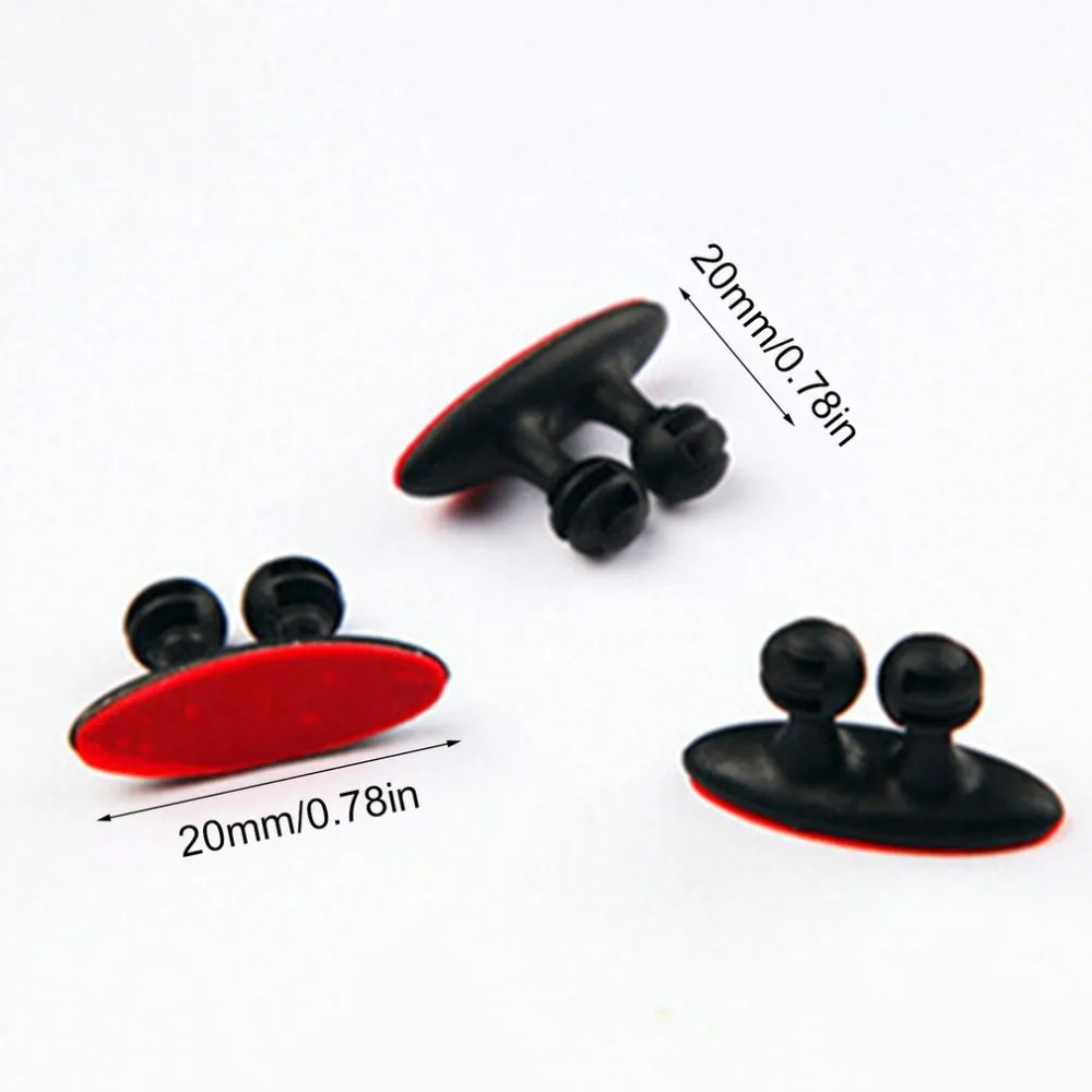 

8Pcs/Lot Car Wire Clip USB Cable Fixed Clamp Charging Cable Holder Adhesive Car Charger Line Clasp USB Cable Car Clip