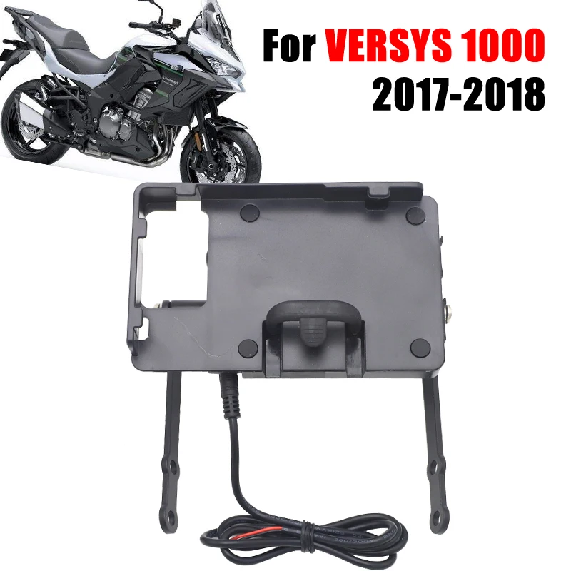 Motorcycle Accessories GPS navigation bracket Supporter Holderfor KAWASAKI VERSYS 1000 VERSYS1000 2017-2018 | Автомобили и