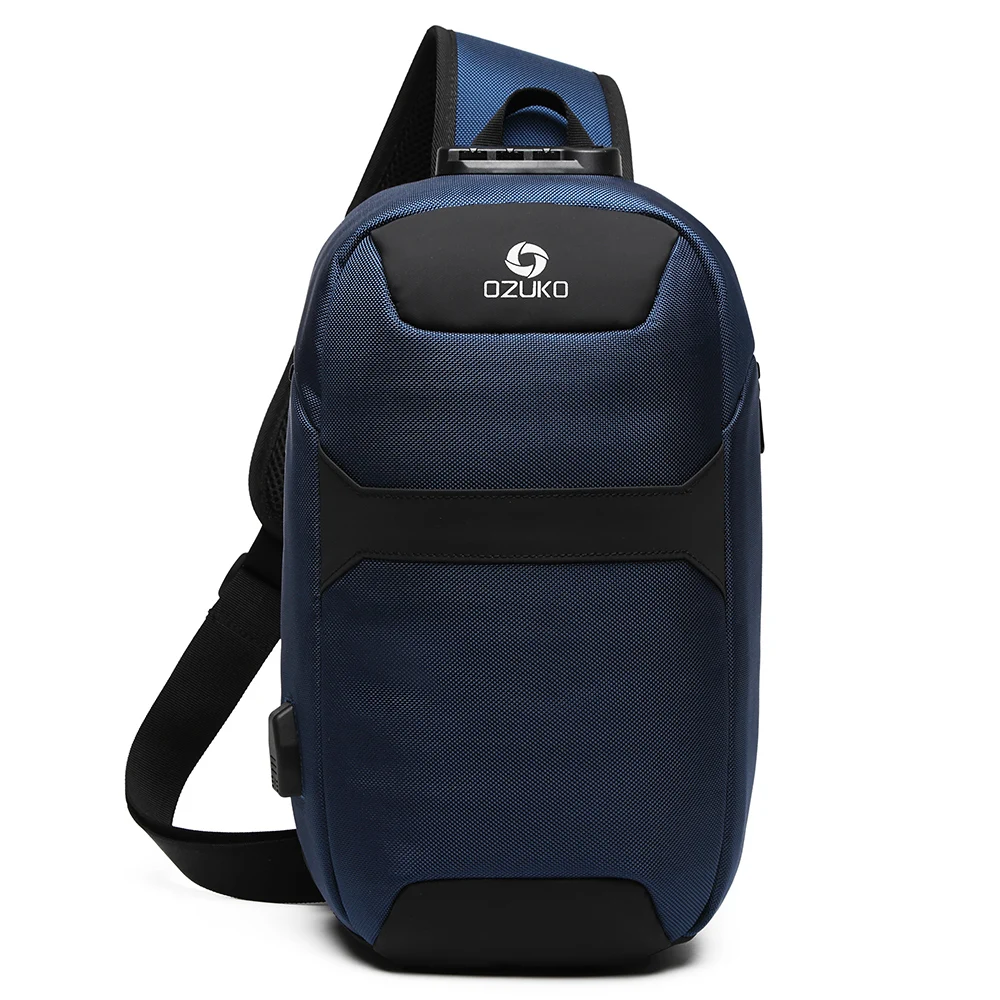 Ozuko Порты и разъёмы в состоянии Мода Большой Ёмкость мульти Функция Мужская