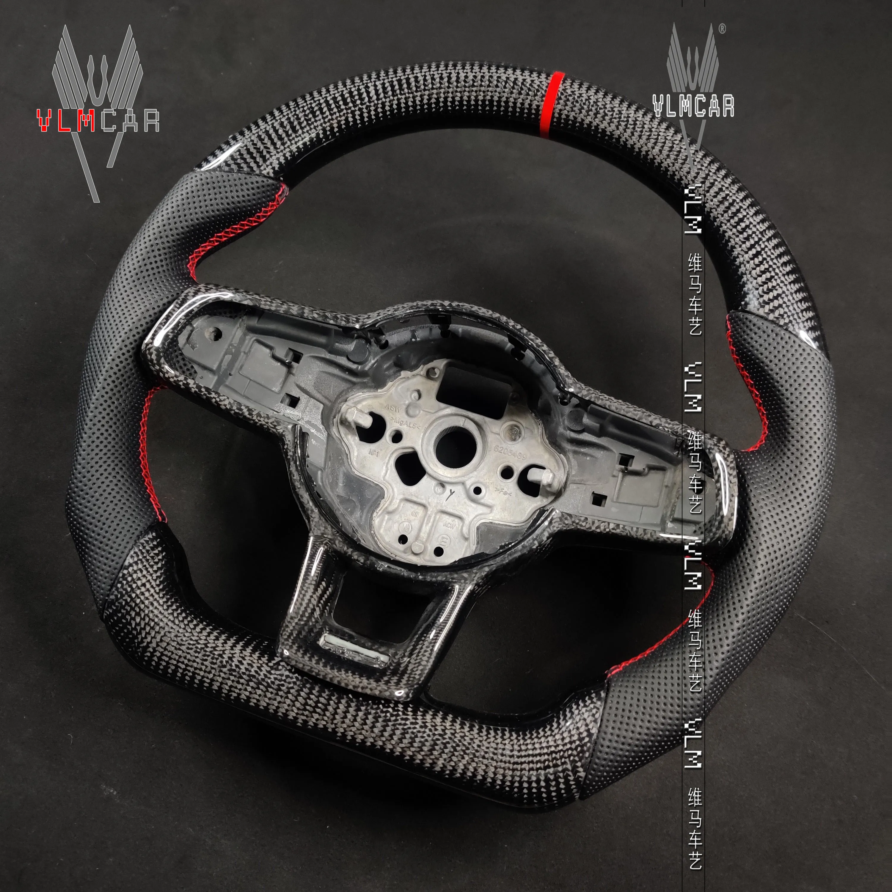 Частный изготовленный на заказ руль из углеродного волокна для vw golf mk7/7 5 gti/r |