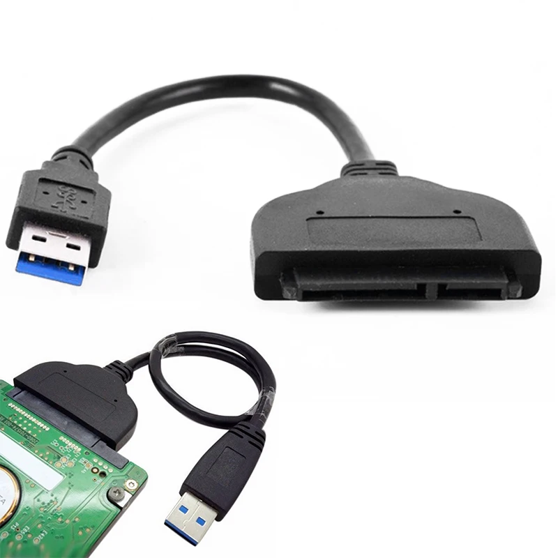 Прочный и практичный в использовании 22 Pin SATA3 к USB 3 0 2 5 дюймов жесткий диск SSD