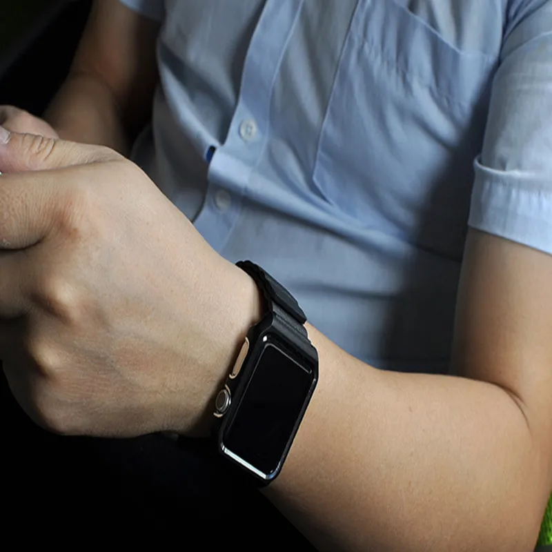 Ремешок для часов из натуральной кожи Apple Watch браслет 42 мм 38 подходит iwatch серии 3 2 1