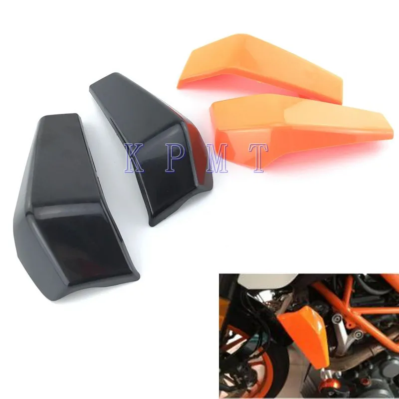 Черная пластиковая боковая крышка радиатора мотоцикла Защитная пленка для KTM DUKE
