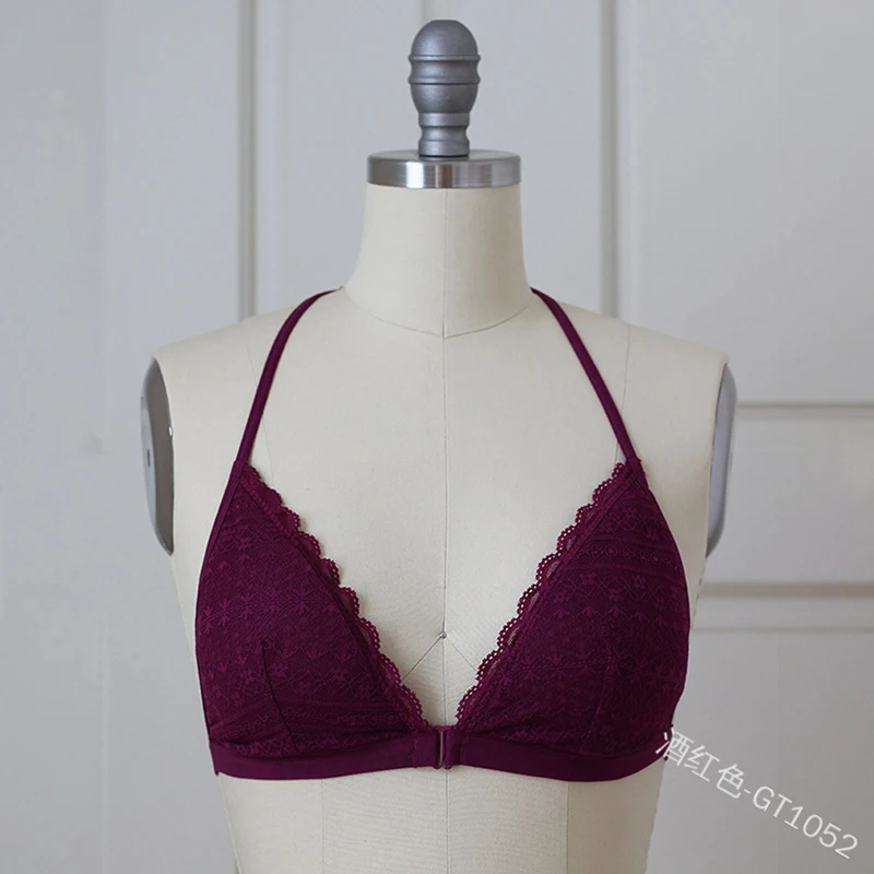 

Бюстгальтер женский, кружевной, бесшовный, с цветочным принтом, пуш-ап