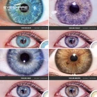 Контактные линзы EYESHARE естественного цвета, 2 шт., контактные линзы для глаз, голубые, зеленые, красивые контактные линзы для глаз для учеников
