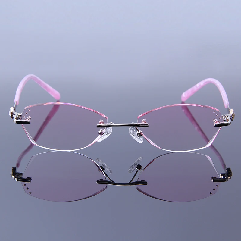 Известный бренд очки для чтения женские роскошные линз Близорукость Стразы без