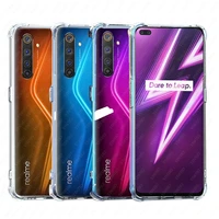 on for oppo realme 6 pro slim clear soft tpu transparent phone case cover realme 6pro realme6 pro real me 6 pro rmx2061 rmx2063