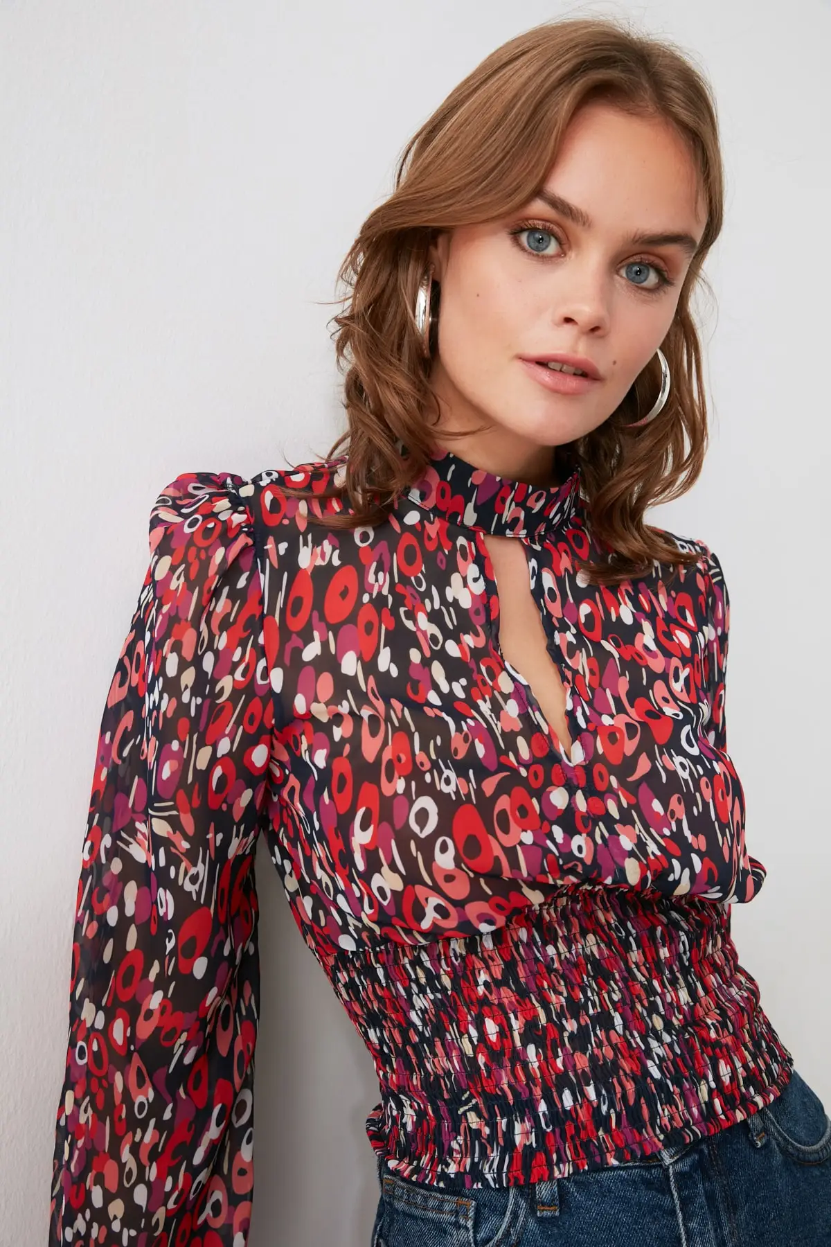 Блузка с принтом TWOSS20BZ0096 | Женская одежда