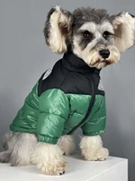 warm thick web celebrity teddy schnauzer corgi matching pet down jacket hot winter clothing for dog cat clothes puppy pug jacket
