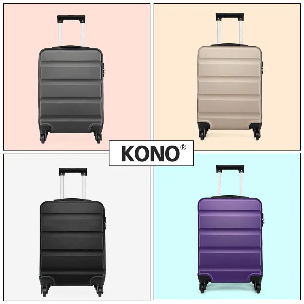 Супер легкий чемоданчик KONO жесткий корпус для ручного багажа АБС пластик
