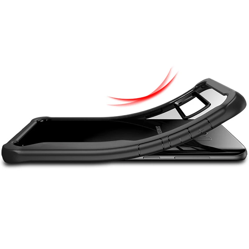 Жесткий акриловый прозрачный чехол для Samsung Galaxy Note 10 Pro 9 8 S10 Plus S9 S8 A6 A8 2018 мягкий