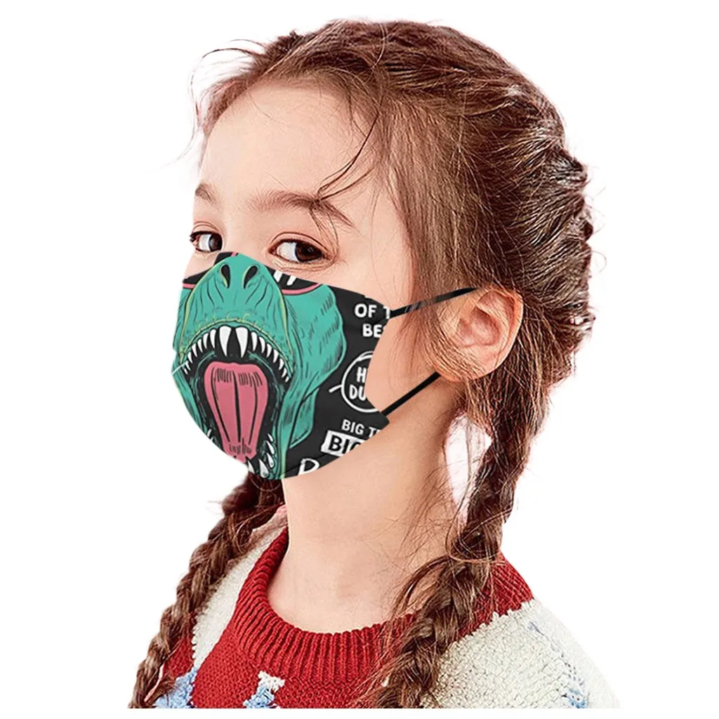 Дышащая многоразовая маска для лица с принтом 1 шт. одноразовая взрослых