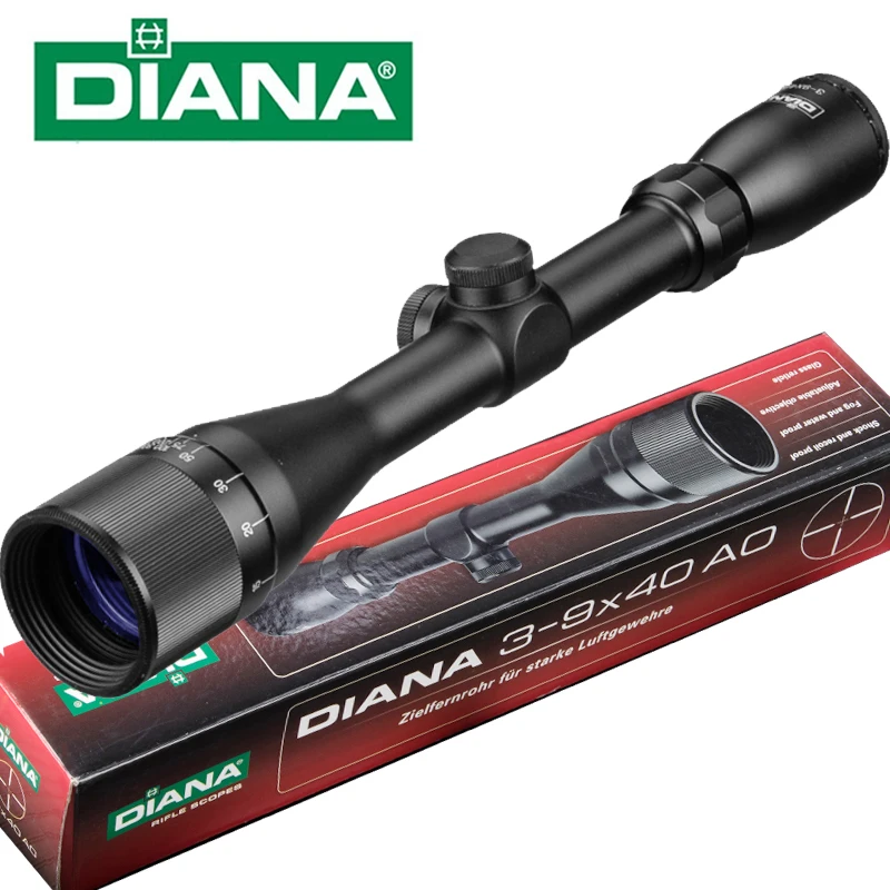 DIANA 3-9X40 AO тактические оптические прицелы из стекла с гравировкой перекрестием