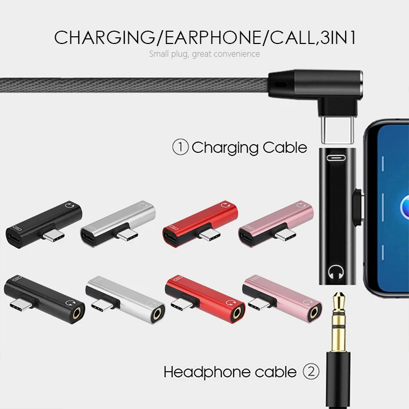 RETROMAX USB C адаптер 2 в 1 Type 3 5 мм сплиттер для Xiaomi MIX2S/Mi8/Huawei P20/NubiaZ17/JMGO кабель iphone аудио