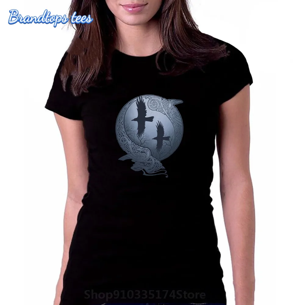 Женская футболка с коротким рукавом и круглым вырезом из натурального хлопка |