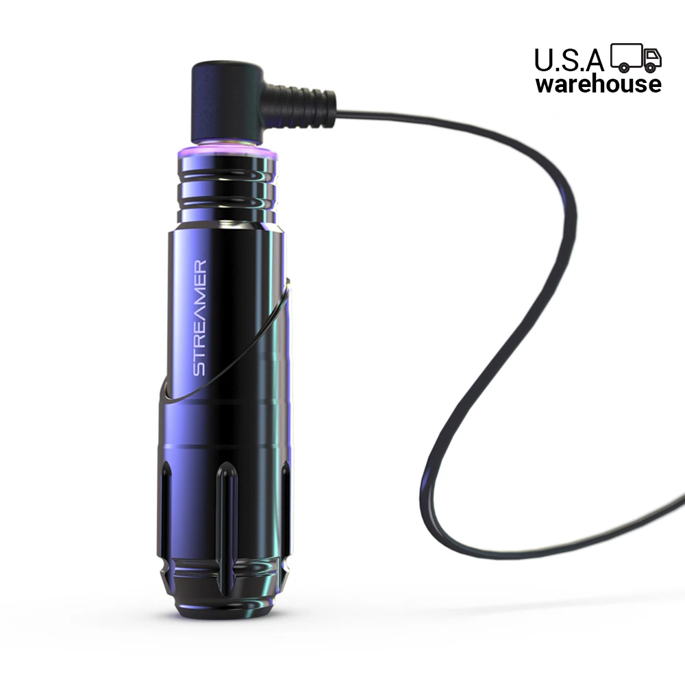 Машинка для татуировок и перманентного макияжа EM130 пистолет набор с ЖК-дисплеем