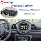 Беспроводной CarPlay Android Auto для Mini R55 R56 R57 R58 R59 R60 R61 F54 F55 Clubman Countryman Hardtop Cooper John Cooper Works
