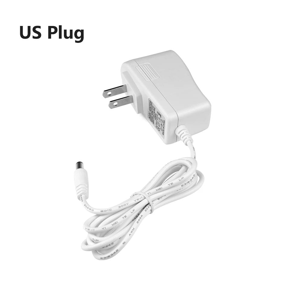 DC12 volt EU/US Lighting Transformer Power Supply 2A/ 3A/5A/7A White Adapter for 5.5x2.1mm Universal output caliber Charger | Освещение