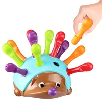 hedgehog toy fine motor learning resources for kids toddler montessori kinder spielzeug jeux educatif enfant 1 2 3 ans