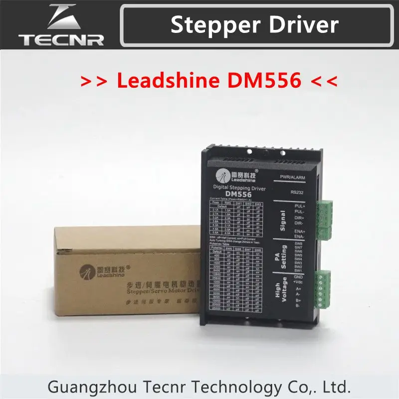 TECNR 2 фазный драйвер Leadshine DM556 для шагового двигателя 57 мм 86 Драйвер 18 48 В