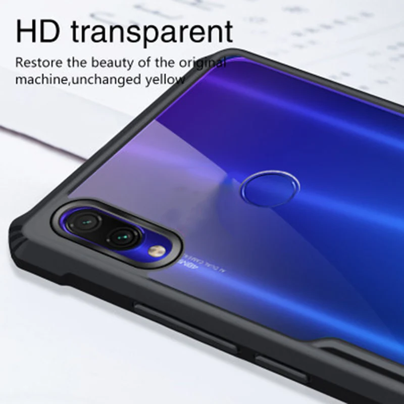Для Xiaomi Redmi Note 7 Pro 7s ProCase прозрачный противоударный чехол акриловый Бампер Мягкий