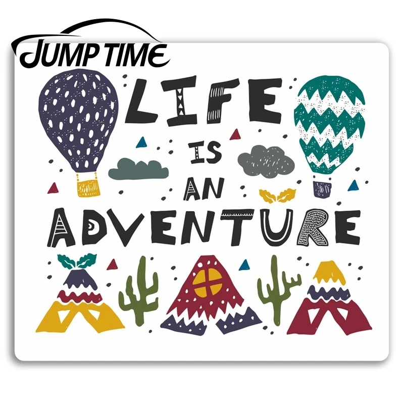 Виниловые наклейки с надписью время скачка для кемпинга|Наклейки на автомобиль| |