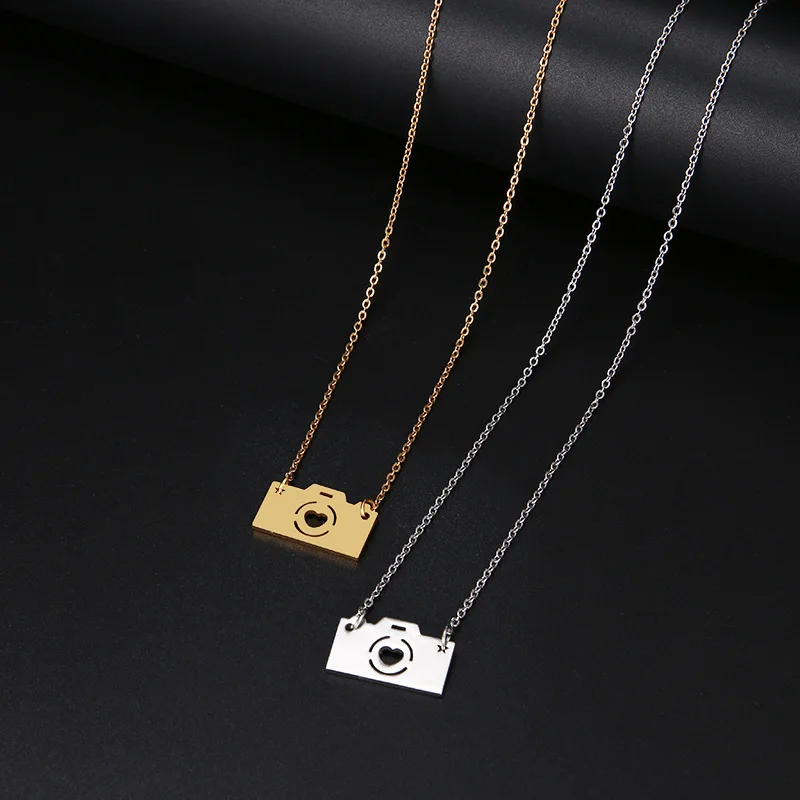 Кулон из нержавеющей стали серебряного и золотого цвета цепочка с подвеской для