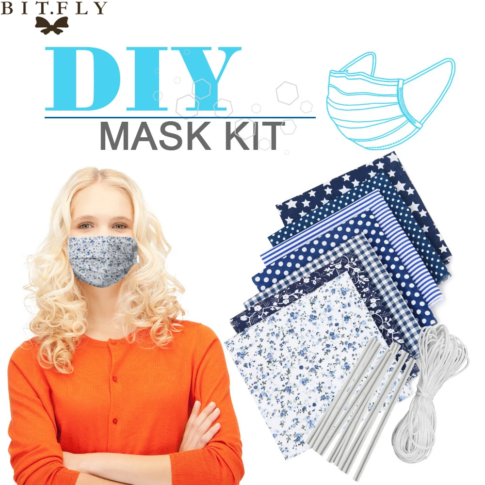 1 комплект хлопковая ткань с принтом швейная для лоскутного шитья сделай сам