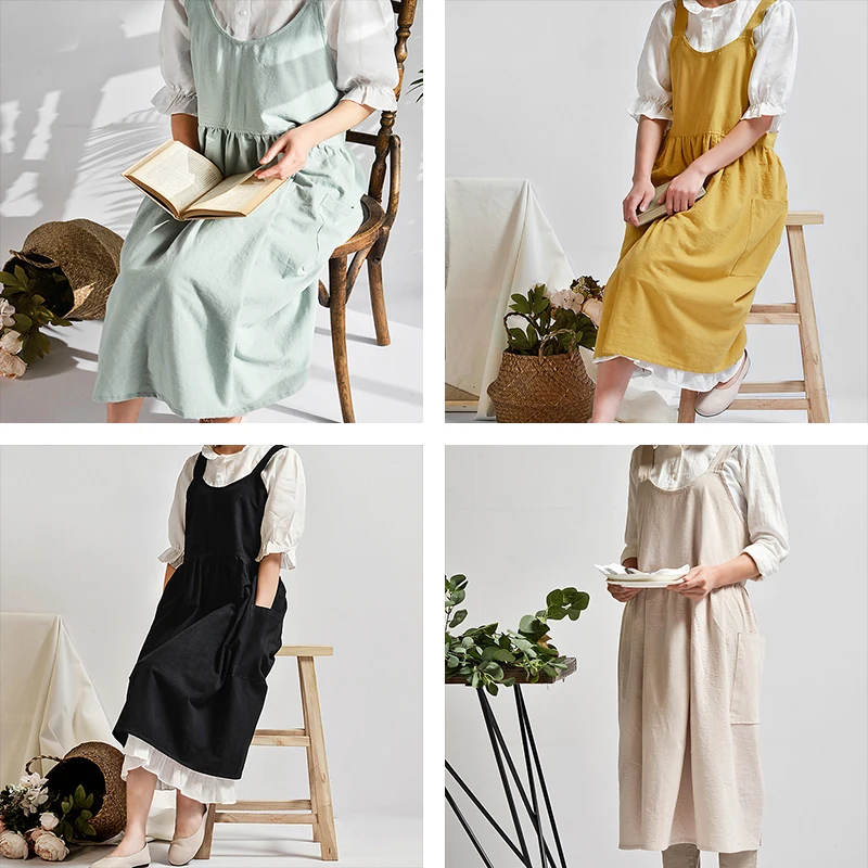 Самые новые горячие твердые приготовления кухни фартук юбка для женщины