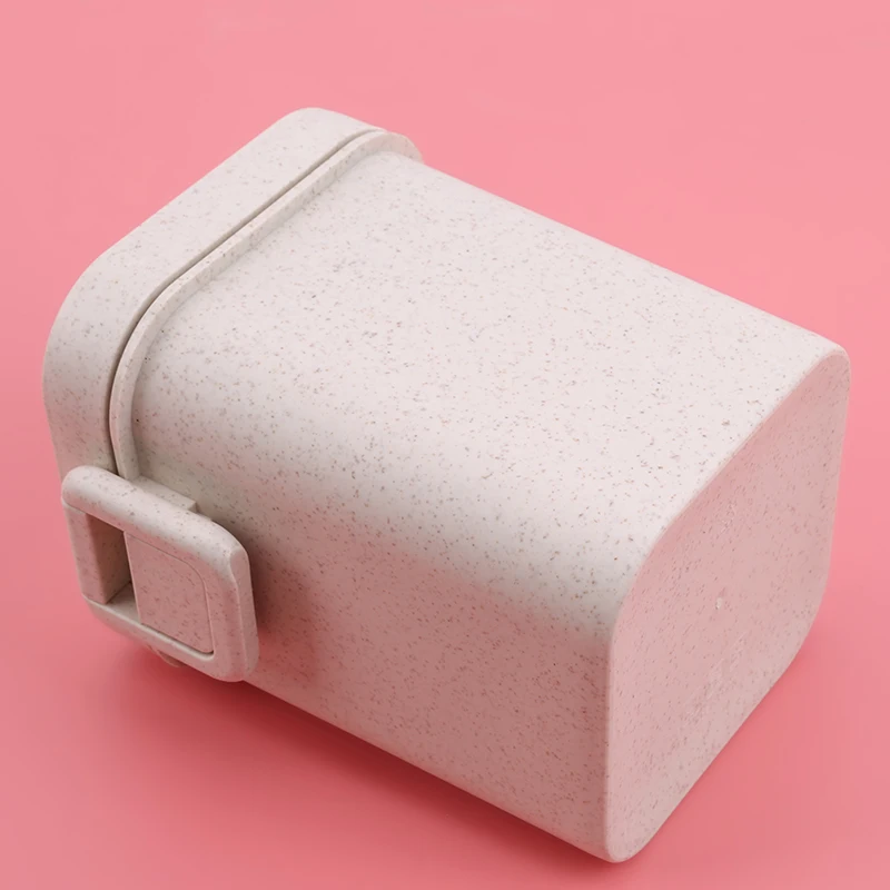 Квадратная застежка для микроволновой печи герметичная многоцветная чашка супа