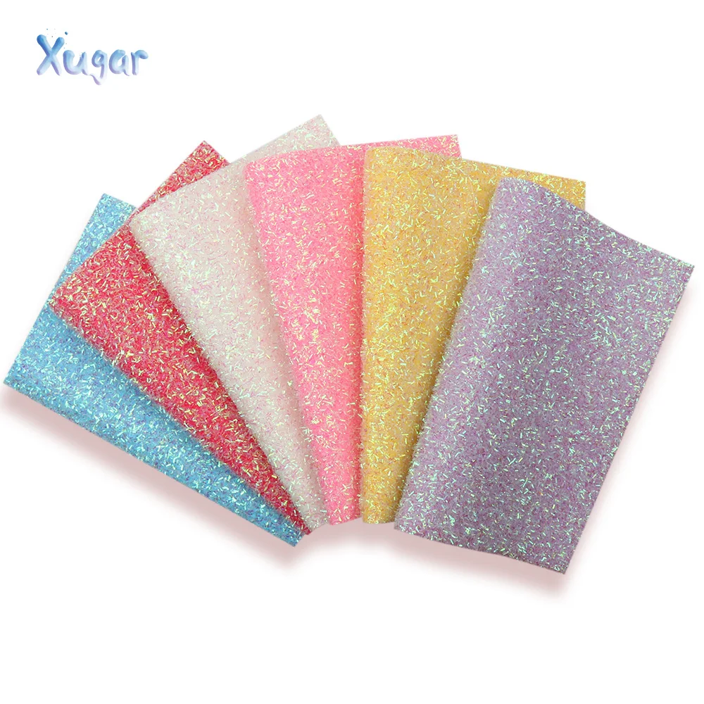 Xugar новые 22*30 см шелковые Блестки из искусственной синтетической кожи лоскутные