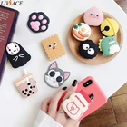 3D Силиконовый мультяшный складной держатель для телефона для Redmi Note 8 9 pro poco X3 M3, чехол-подставка для Мобильный телефон