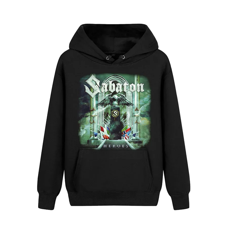 Толстовка шведская Sabaton pollover 3 дизайна милая мягкая теплая толстовка рок группы в