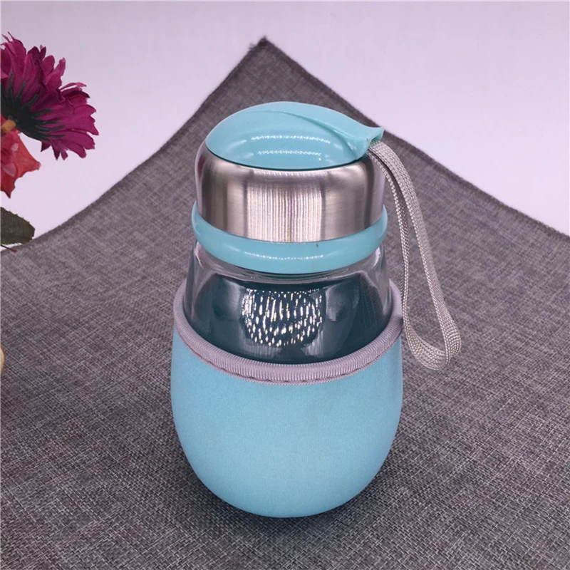 Стеклянная чашка Cut Peng стеклянная для напитков чая удобная в переноске Женская