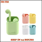Беспроводные наушники IWO PRO Mini2 TWS Bluetooth 5,0, матовые наушники-вкладыши Air Macaron с микрофоном, зарядная коробка, гарнитура PK i7s
