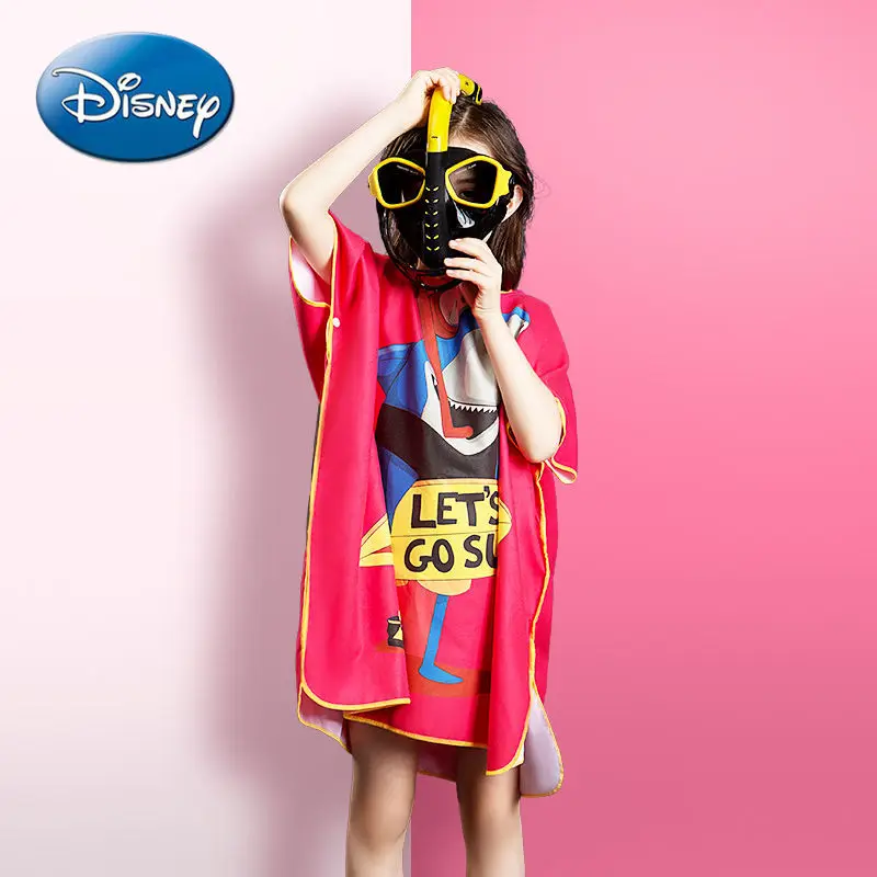 

Dishes Mickey Mouse Minnie Children's Quick-drying Bathrobe Swimming Hooded Bath Towel Baby Cloak Cloak