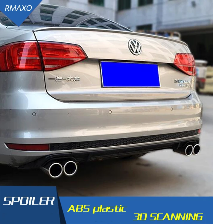 

For Volkswagen Jetta Bumper Diffuser spoiler 2016-2018 For sagitar ABS Rear lip rear spoiler front Body kit Bumpers Protector