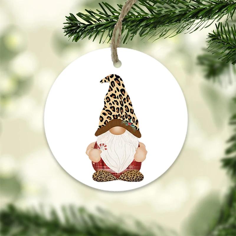

Мультяшные усы, круглая деревянная подвеска, праздник пчелы, украшение для дома, бирка, рождественские украшения GQ