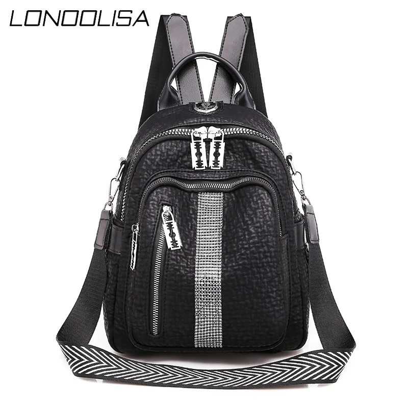 

Casual Women Back Pack Bagpack 2020 Desiger Handbags High Quality Leather Backpacks for Teenage Girls Female School Bag Mochila