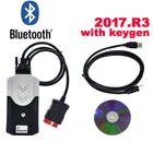 Новинка 2020, диагностический инструмент vd tcs Obd Obd2, Bluetooth 2017.R3, генератор ключей VD для автомобильного сканера дельфиса, грузовиков + 8 автомобильных кабелей